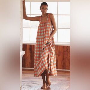 NWT Anthropologie Tie-Back Apron Dress